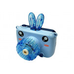 Fotoaparát vytvárajúci bubliny zajačik modrý